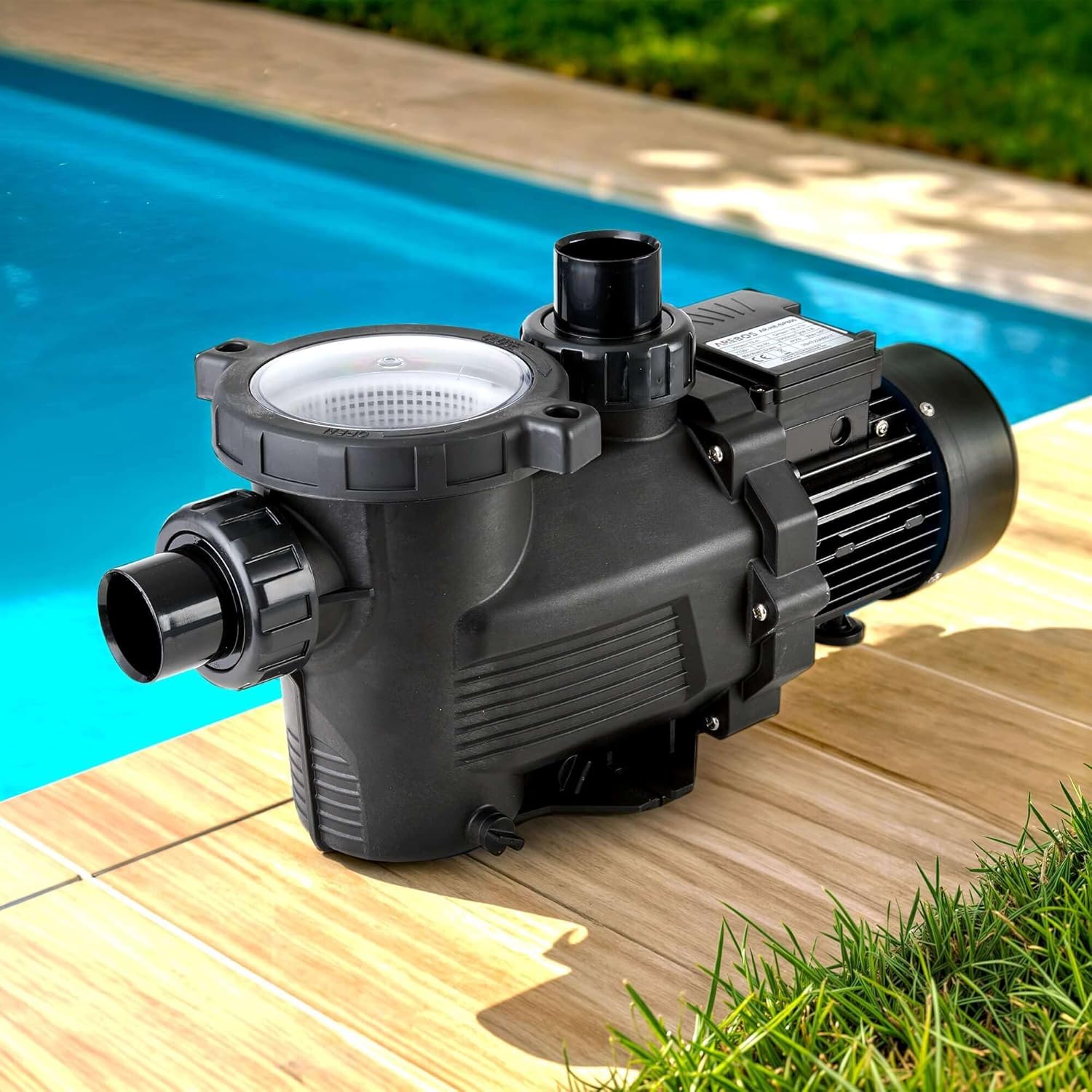 Thumbnail 1 de Arebos Schwimmbadpumpe 800W – Filterpumpe mit Vorfilter und 19000 l/h für Gartenpool und Aufstellbecken