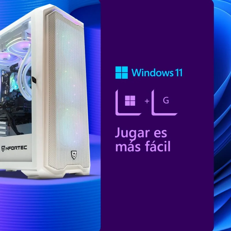 Detalle 2 de PcCom Ready AMD Ryzen 7 5800X, 32GB, 1TB SSD, RTX 4060 Ti + Windows 11 Home – Blanco
