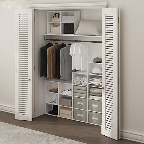 Detalle 2 de Furinno Luder Estantería Abierta Blanco 🛋