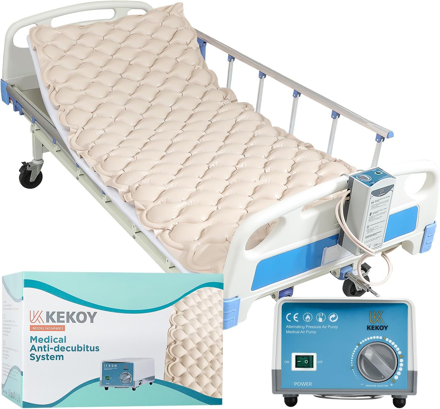 Kekoy matelas anti-escarres 200x90 cm