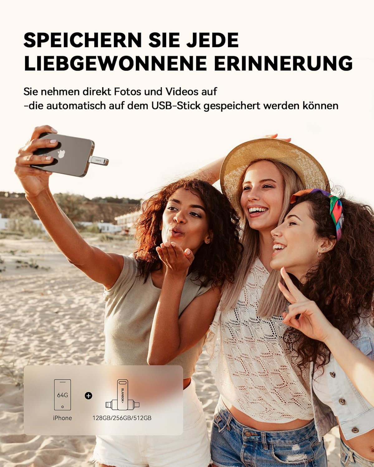 Thumbnail 2 de BLANBOK+ 128GB USB C Stick MFi zertifiziert