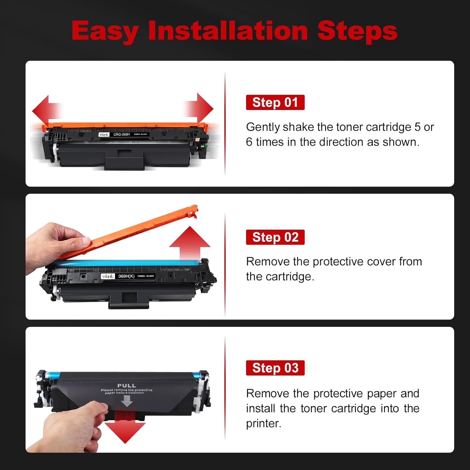 Thumbnail 3 de v4ink 069H Toner Cartridges 4-pack 🖨️