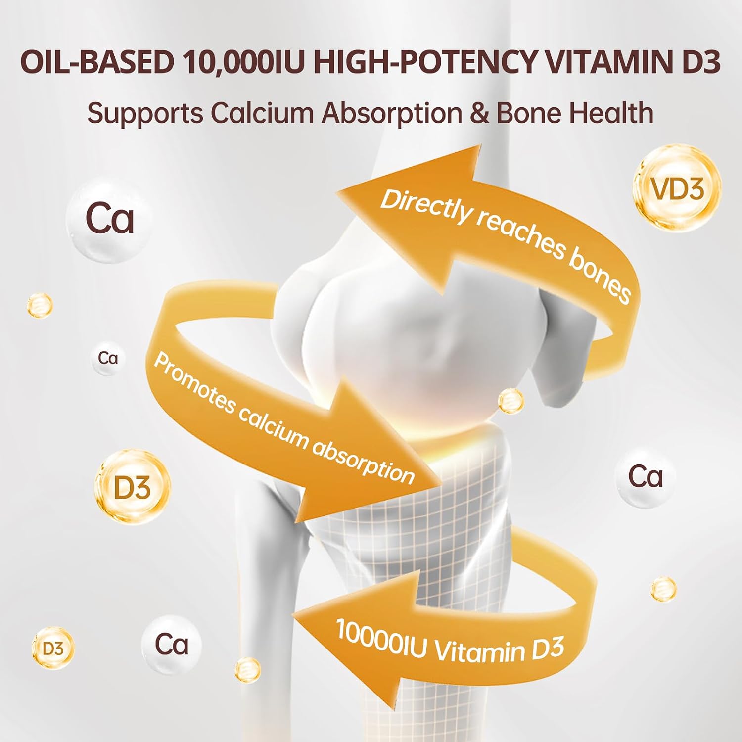 Detalle de QVQ Vitamin D3 + K2 Softgels