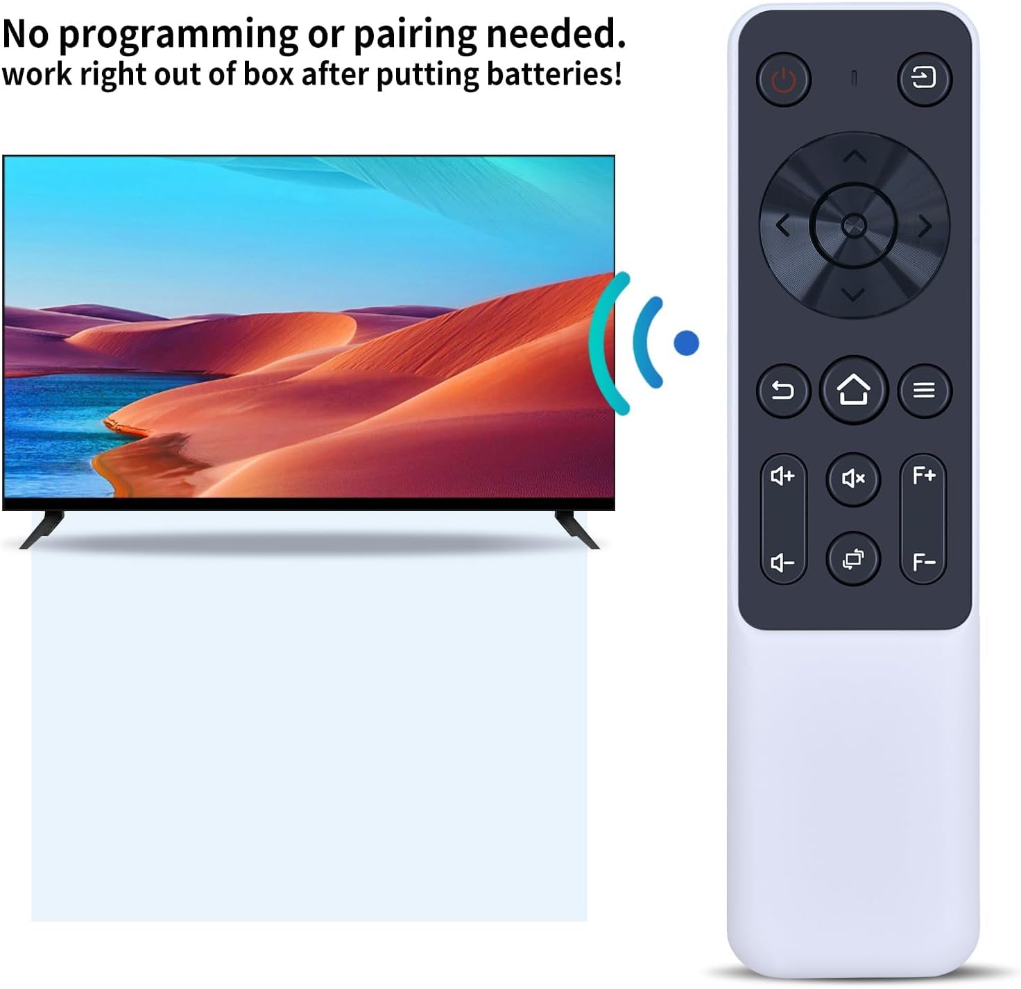 Detalle 2 de TCNOUMT Replacement Projector Remote for Select Models