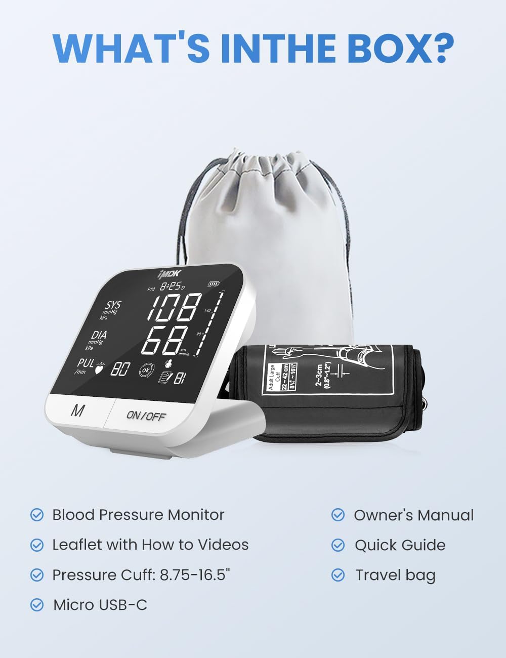 Thumbnail 6 de FoviFlxy Blood Pressure Monitor for Arms with ±3 mmHg Accuracy and App Tracking