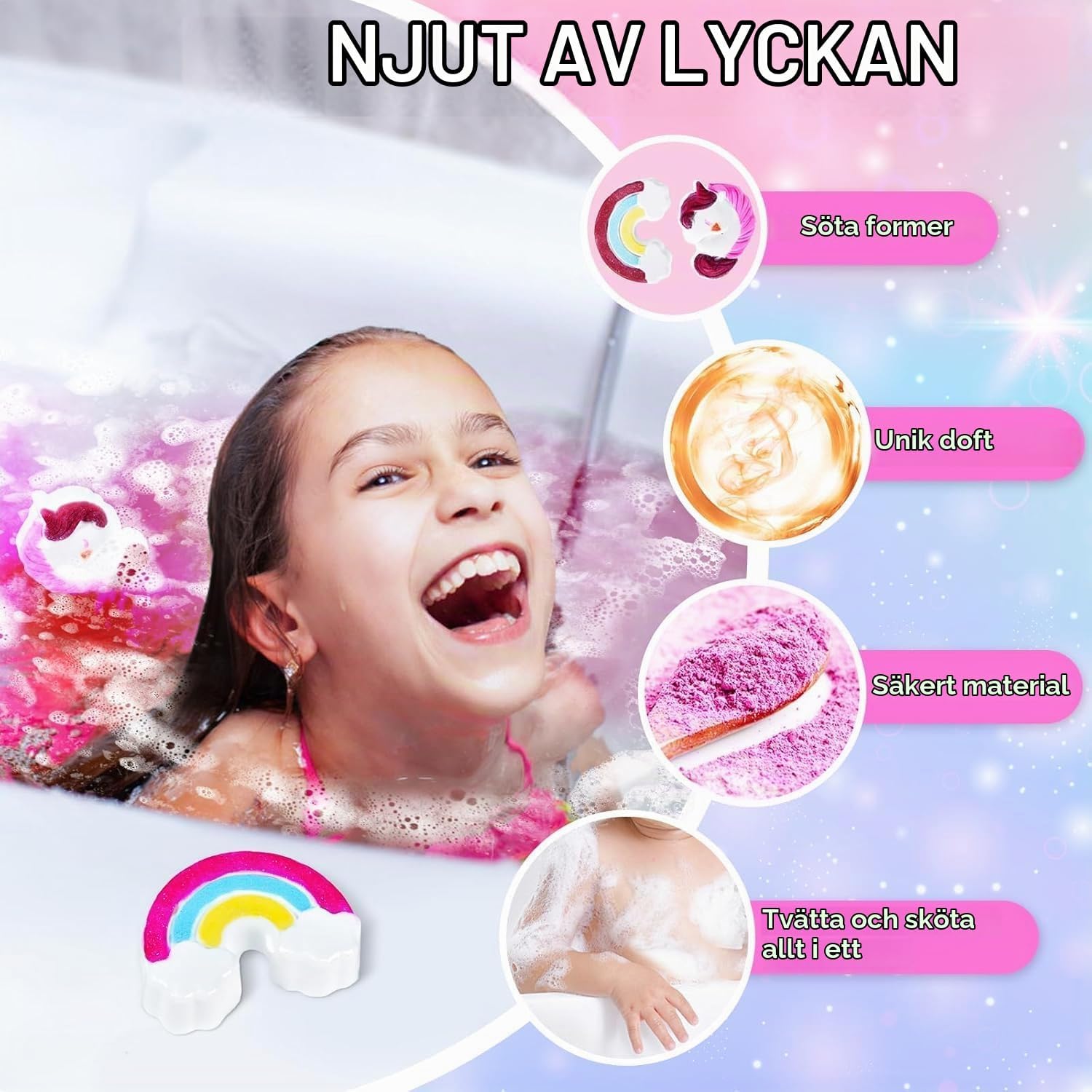 Thumbnail 4 de JONRRYIN Einhorn Kuscheltier Tagebuch – enhörningsset med dagbok och lysande docka