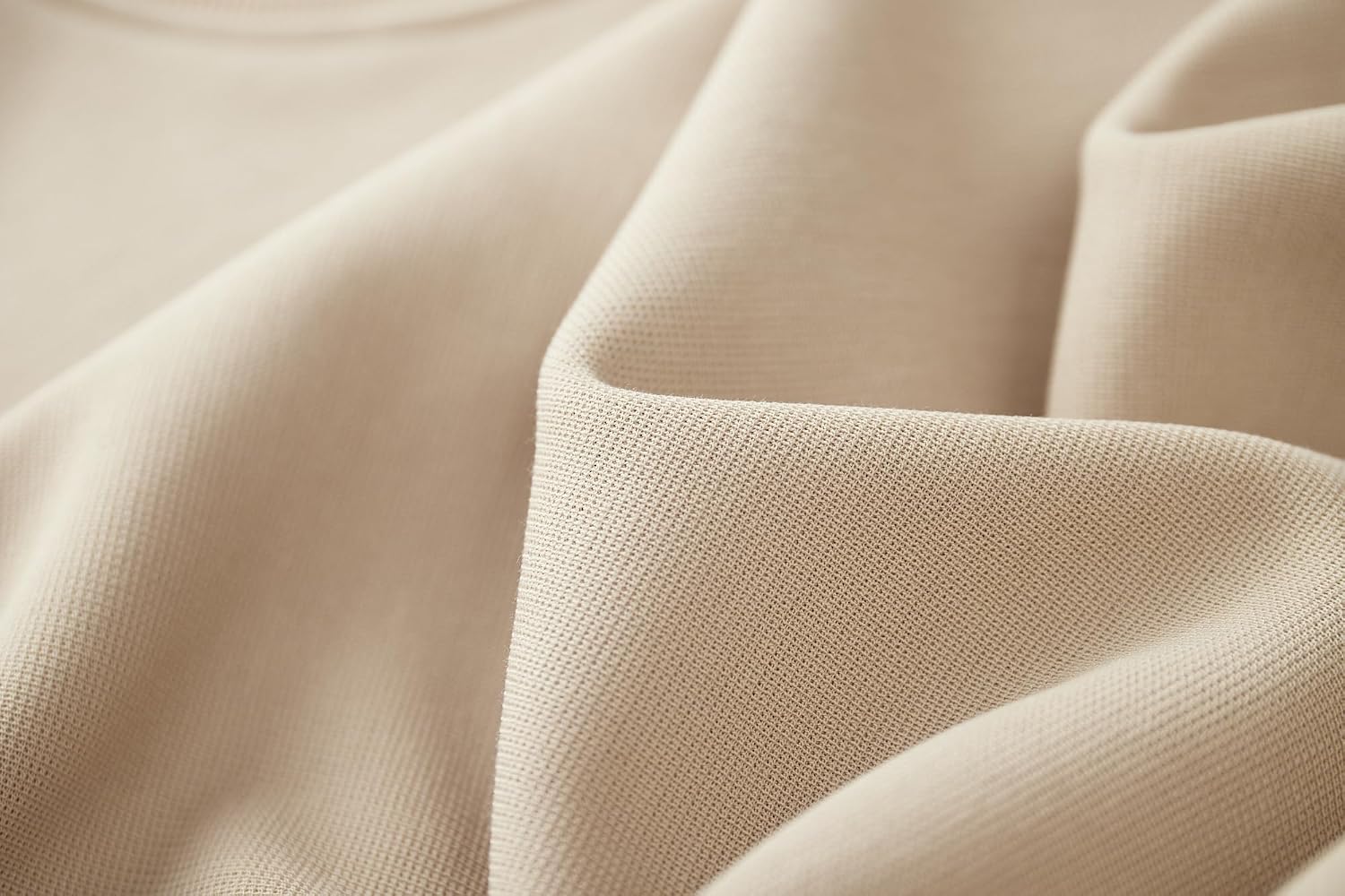 Detalle de VEIISAR Herren Heavy Weight Pullover mit Rundhalsausschnitt (410 g) – warmes Fleece mit Auerflor-Innenfutter