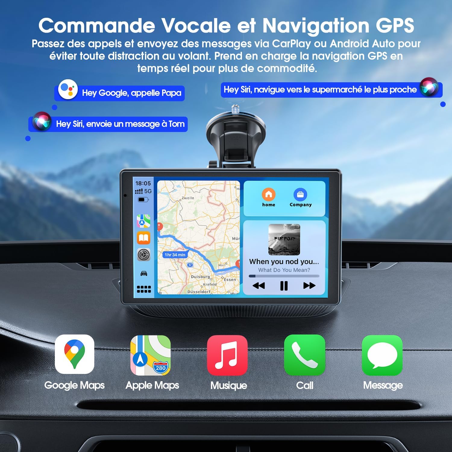 Thumbnail 6 de Avylet CarPlay 8" sans fil