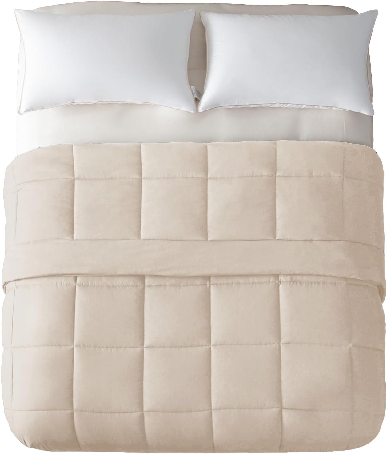 Thumbnail 5 de Yebeda Couette 4 Saisons en microfibre 220x240 cm – Beige