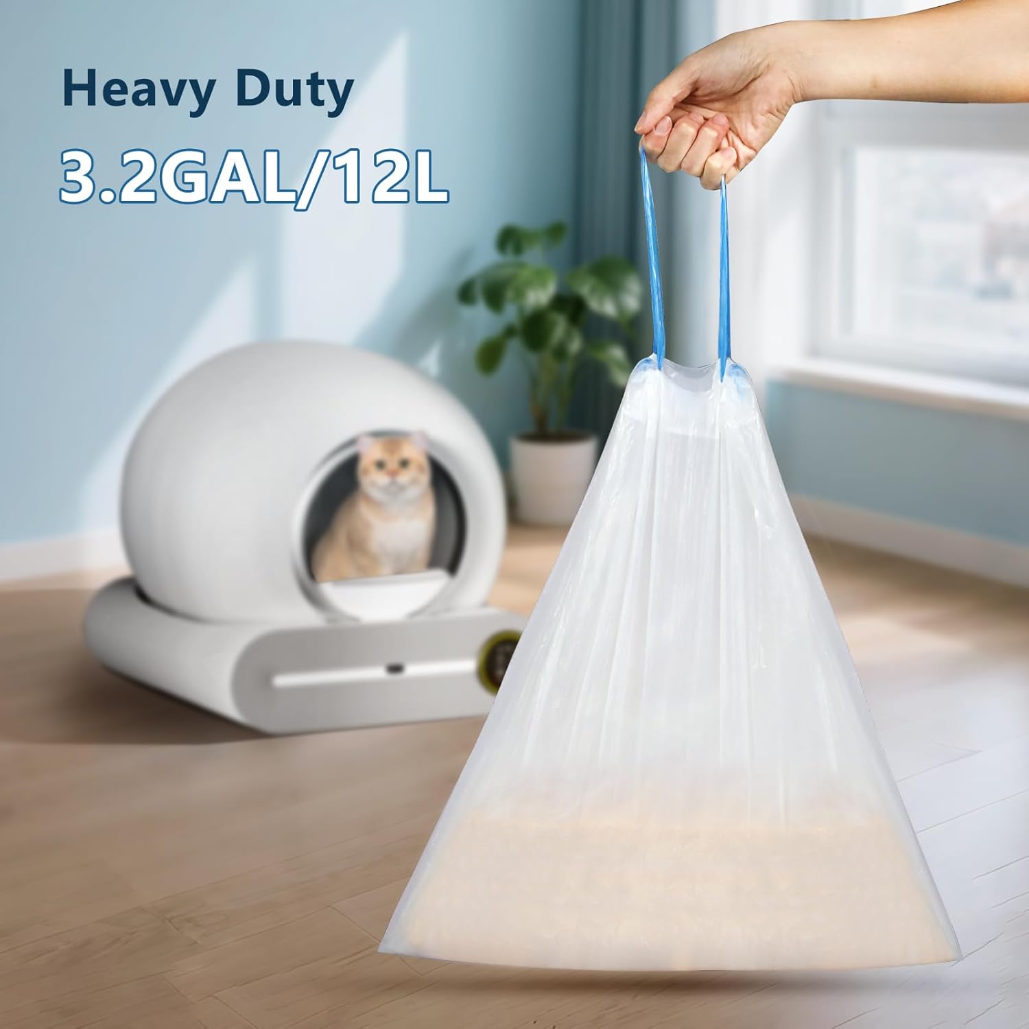 Thumbnail 2 de Kitcanis Cat Litter Tray Liners 40PCS
