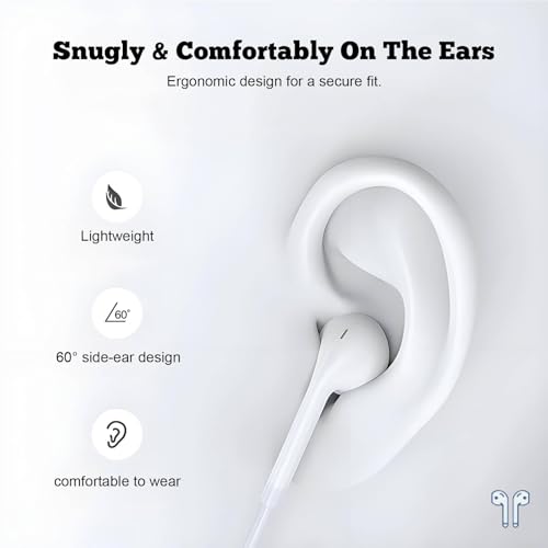 Thumbnail 7 de Bxlive USB C Headphones (2 Pairs) – Wired In-Ear USB-C Earphones with Mic & Volume Control