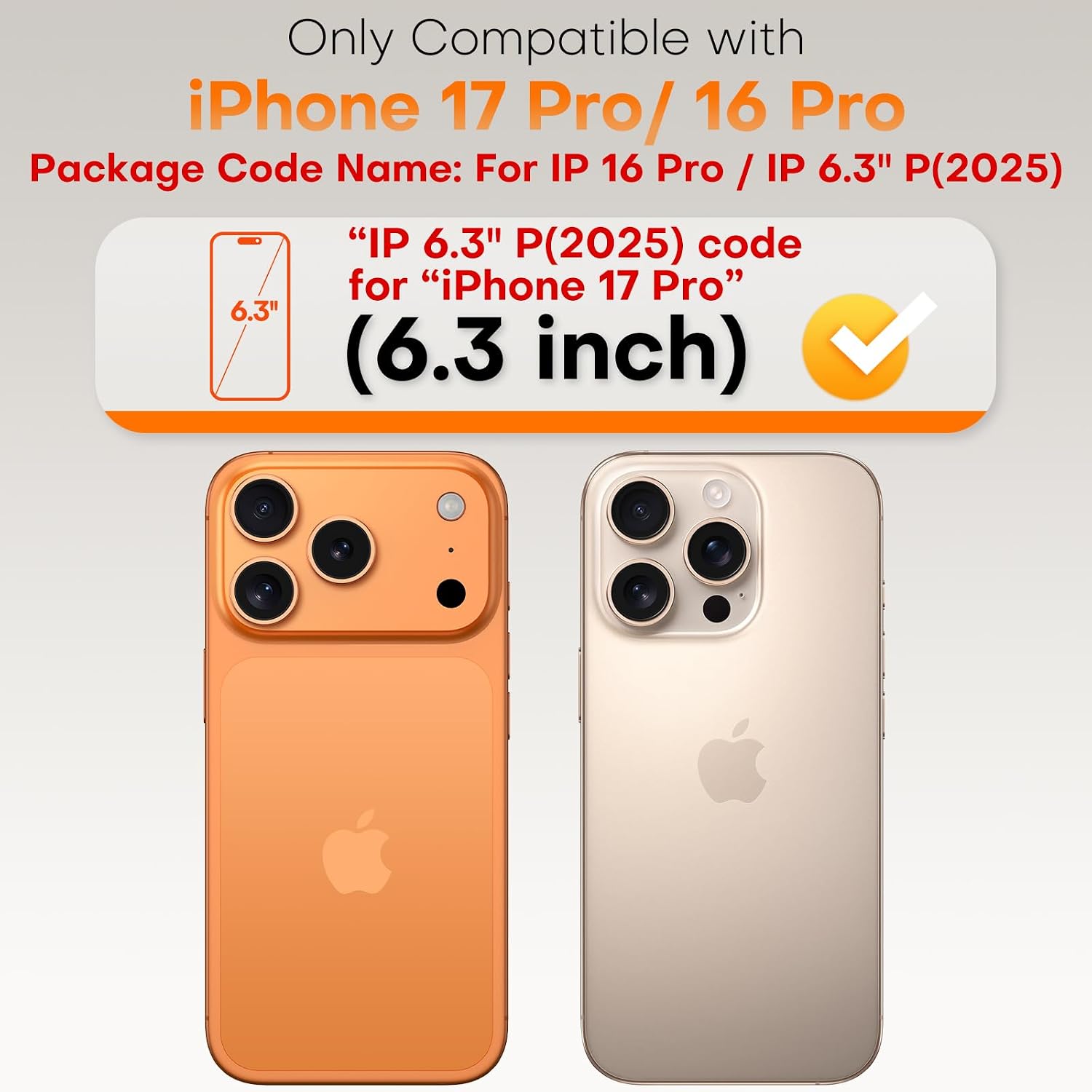 Detalle 2 de TOCOL Panzerglas für iPhone 17 Pro 6,3" – 2 Stück