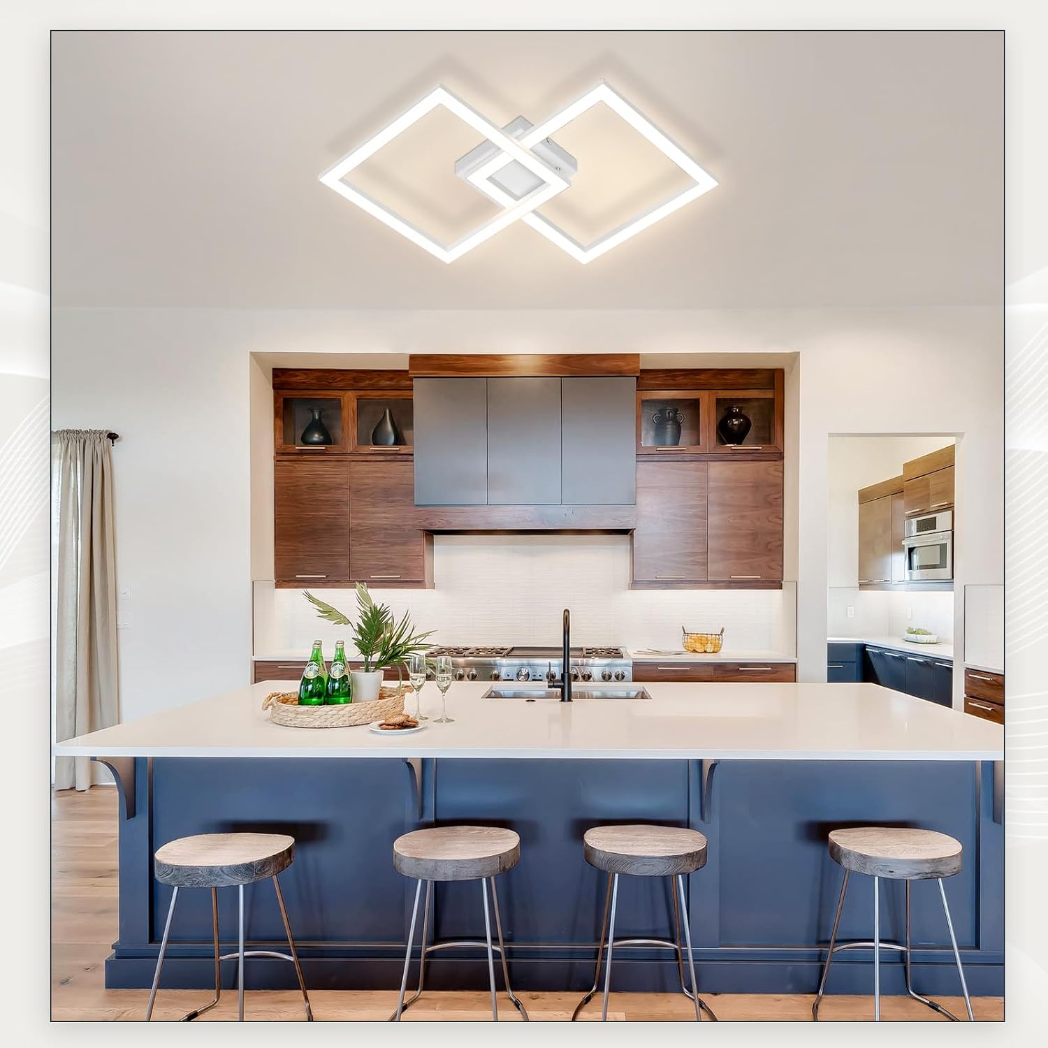 Detalle de Homefire Deckenleuchte LED 24 W Küche