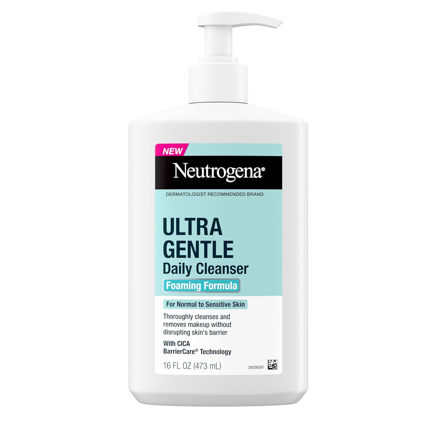 Detalle de Neutrogena Ultra Gentle Daily Facial Cleanser for Sensitive Skin
