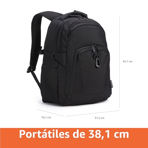 Detalle 2 de Amazon Basics Mochila viaje 15.6 pulgadas