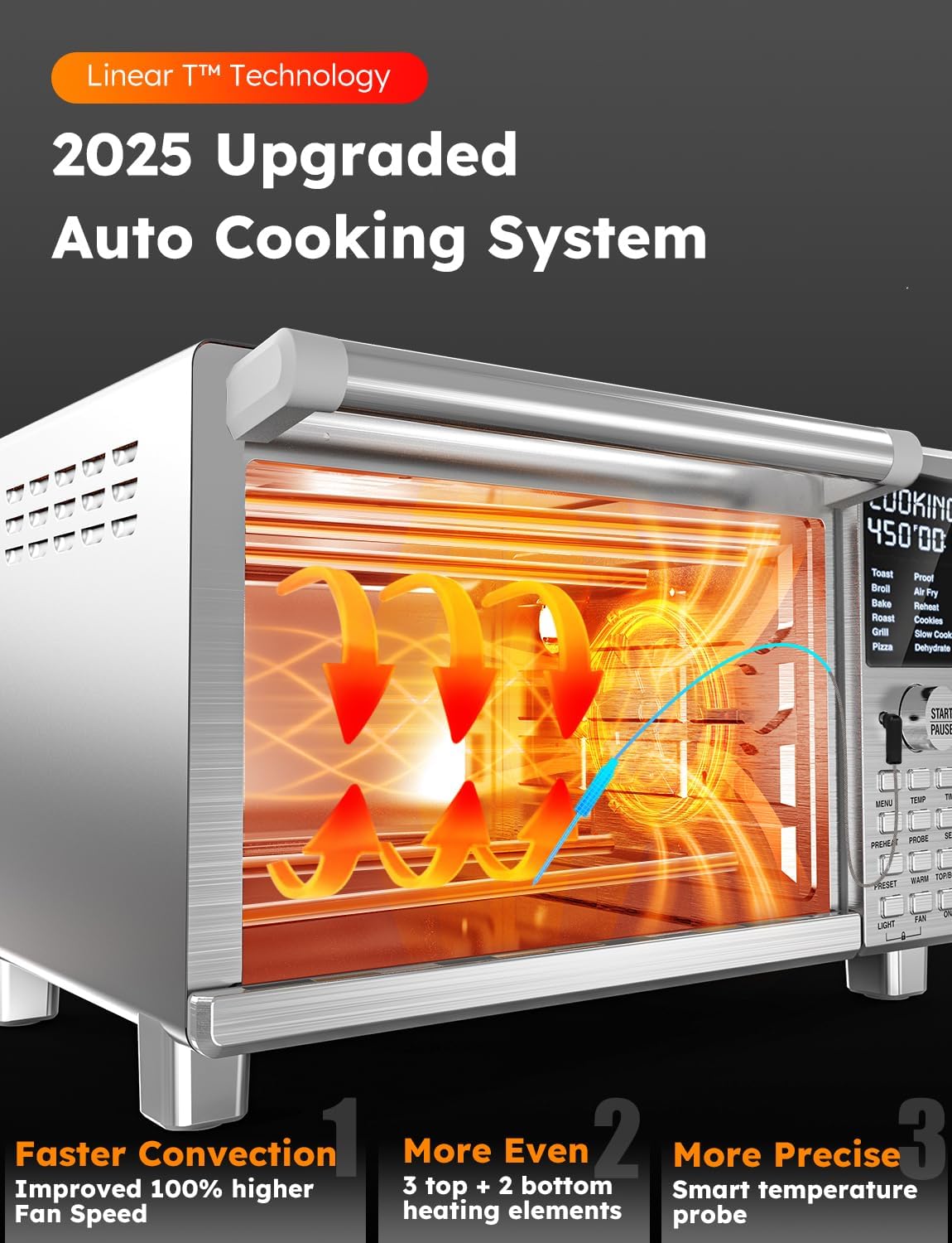 Detalle de Nuwave Bravo XL Pro Air Fryer Oven 🥘