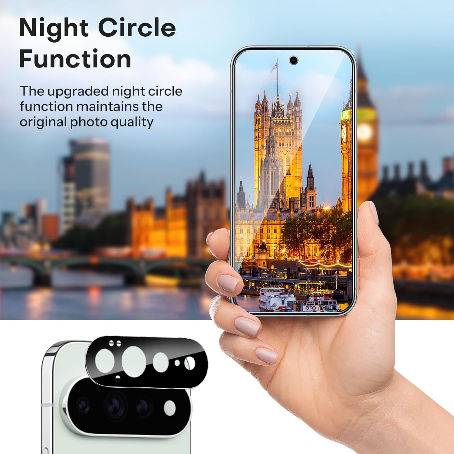 Detalle 2 de OMOTON Pixel 11 Pro XL screen protector 6.8-inch