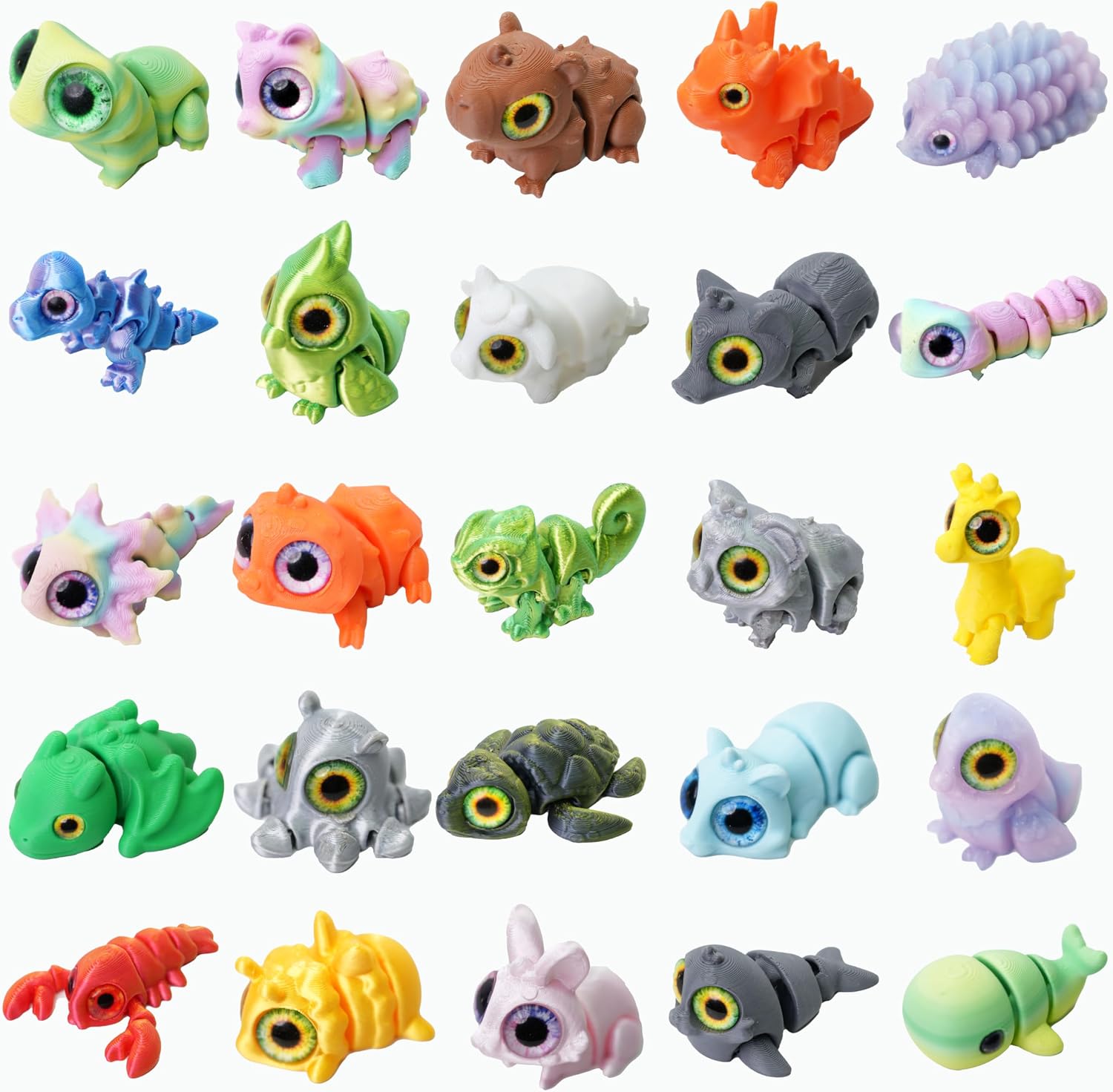 Detalle de Laehovr 3D-Printed Animal Set, 25 Pieces