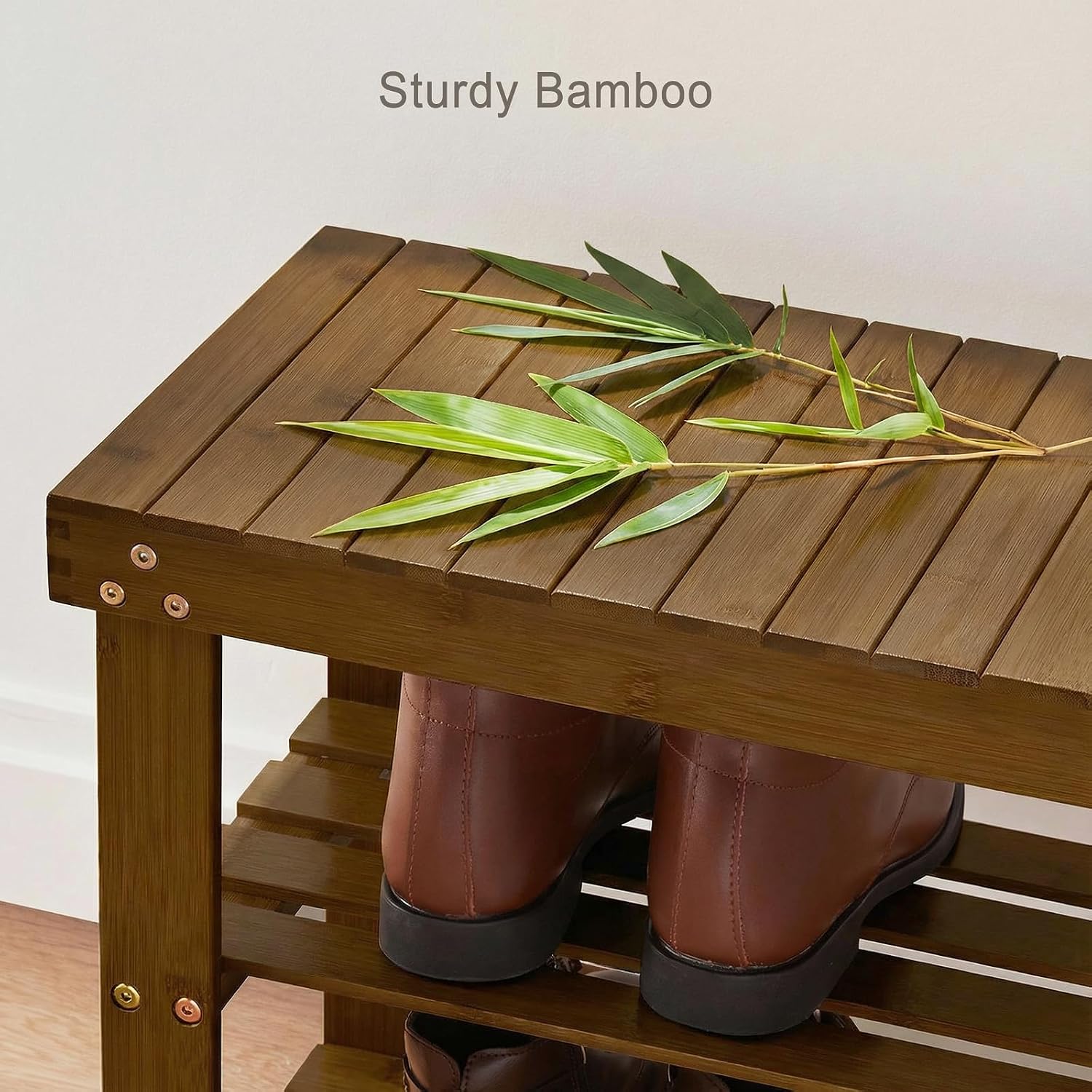 Thumbnail 5 de Pipishell 3-Tier Bamboo Shoe Rack Bench