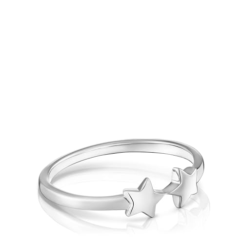 Thumbnail 1 de TOUS Anillo Abierto de Plata de Primera Ley con Motivo de Estrellas (Colección Motivos)