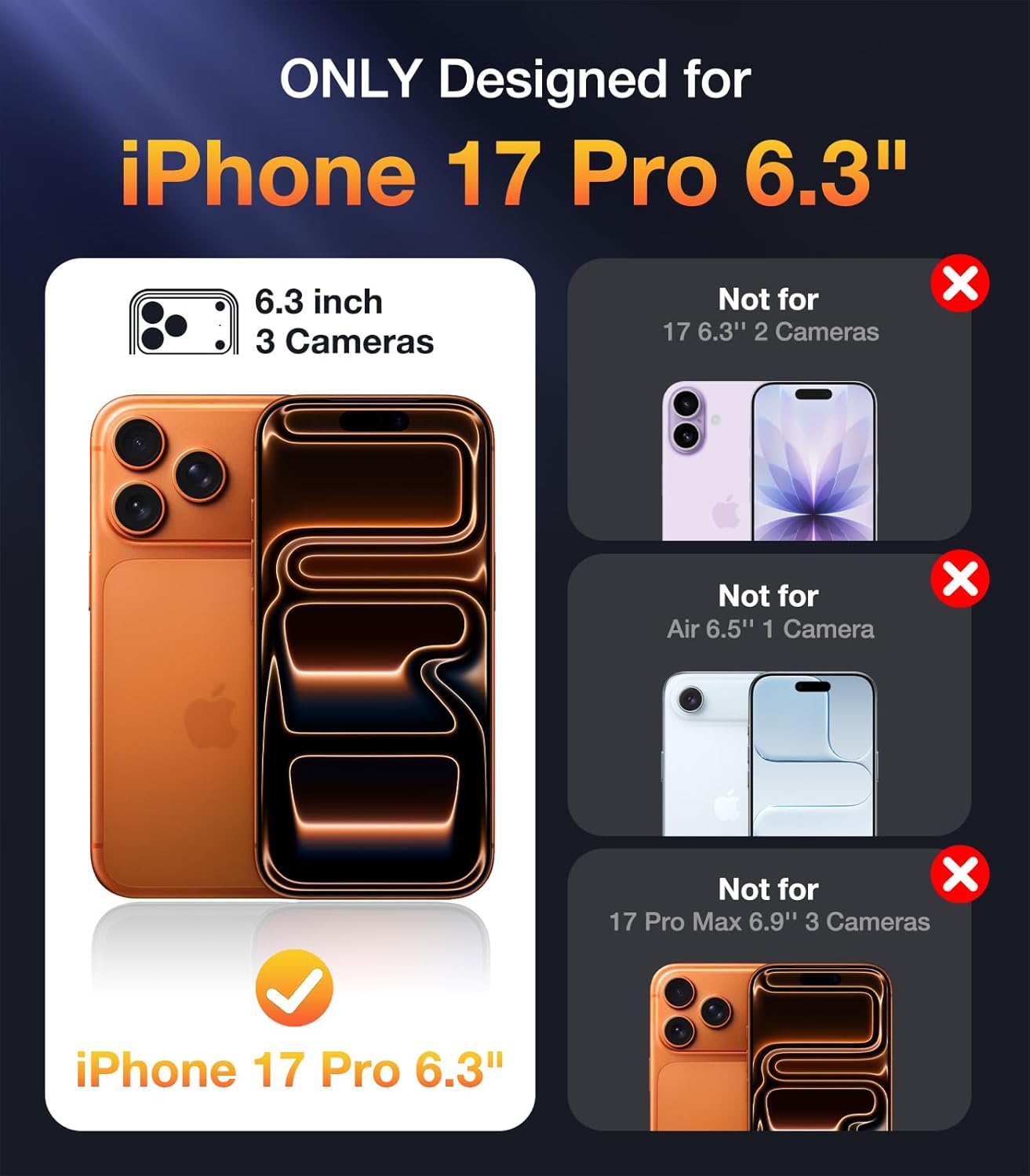 Detalle 2 de Diaclara iPhone 17 Pro Magnetic Case 6.3"