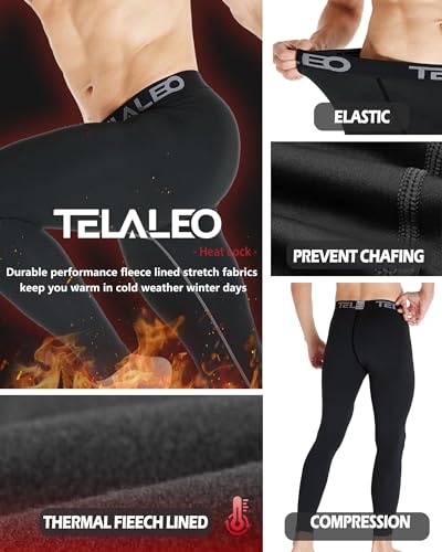 Detalle de Men's Thermal Compression Pants 5-Pack