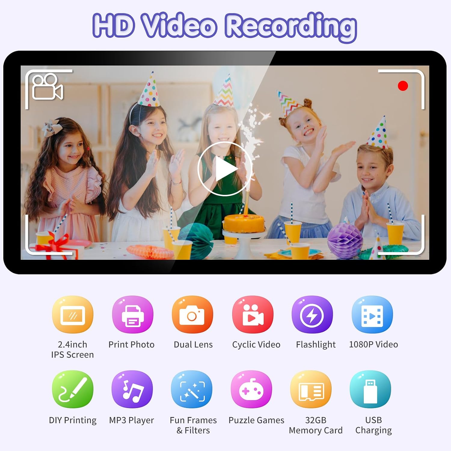Thumbnail 1 de ASTGMI Kids Instant Print Selfie Camera