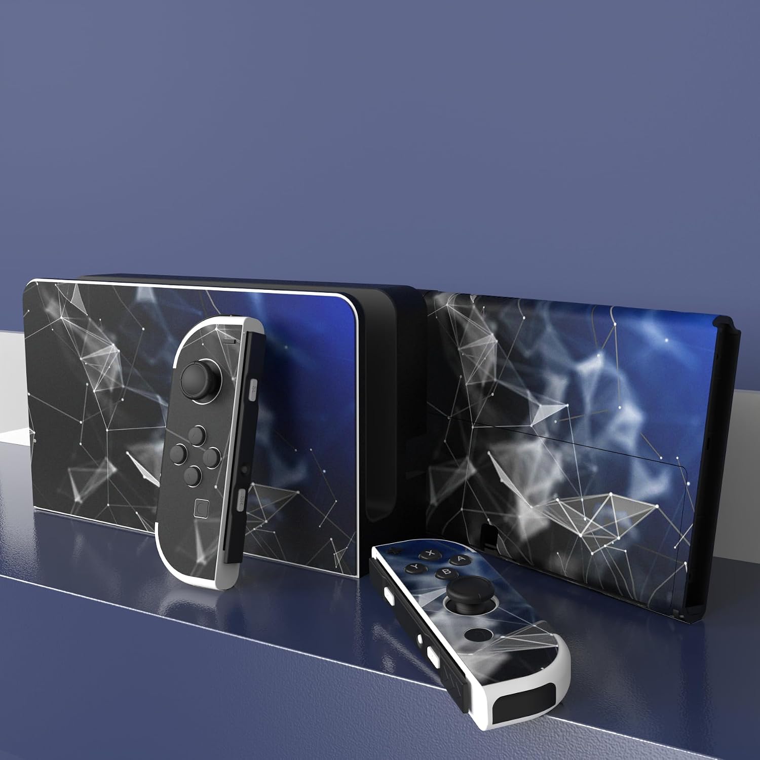 Detalle de playvital Mistborn Dragon skin for Nintendo Switch OLED