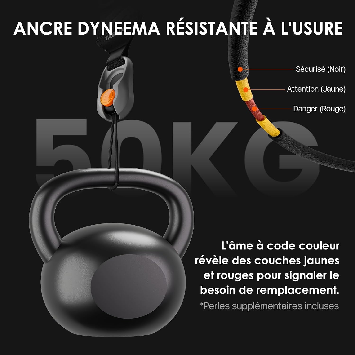 Detalle de TARION Sangle d’appareil photo à attache rapide magnétique (4 aimants, sangle réglable)
