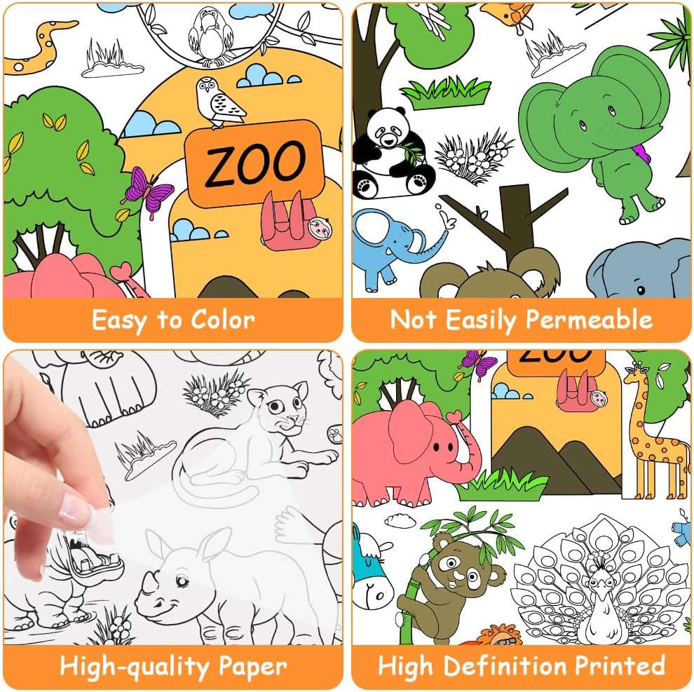 Thumbnail 3 de AYESY Papier-Tischdecke 183×76 cm 🎨