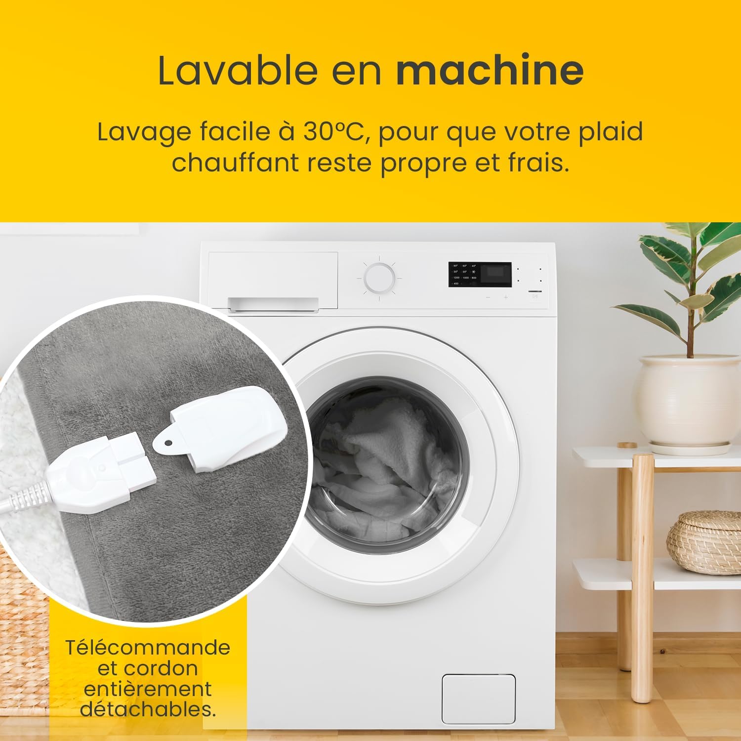 Thumbnail 6 de Cosi Home CH-HT-D06G-EU elektrische deken, omkeerbaar met 10 warmtestanden