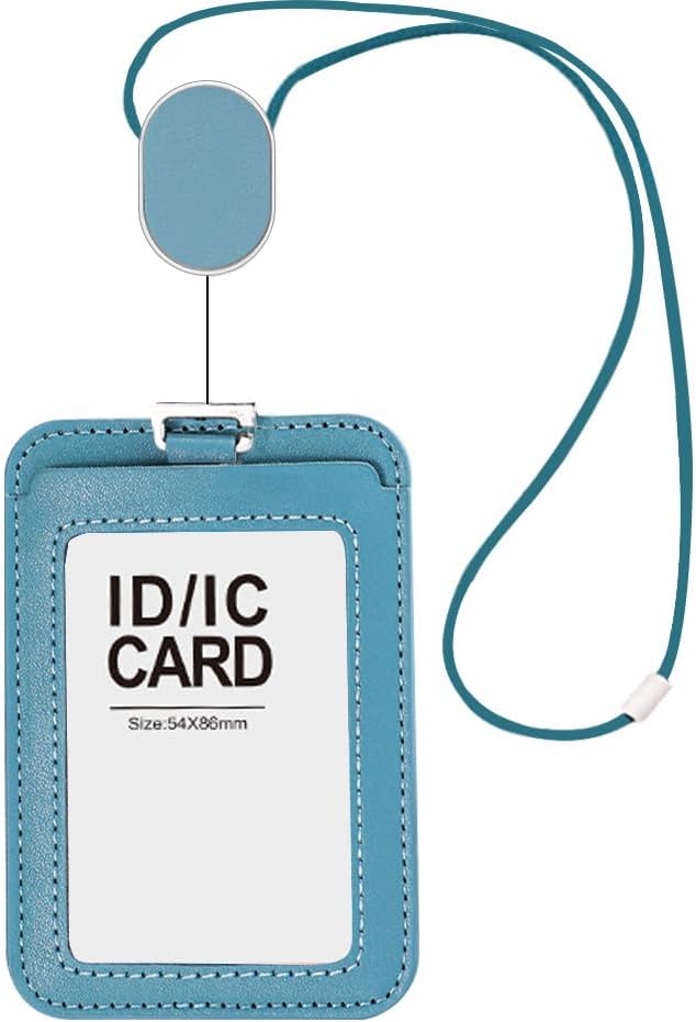 Detalle de Larpur PU Leather ID Badge Holder
