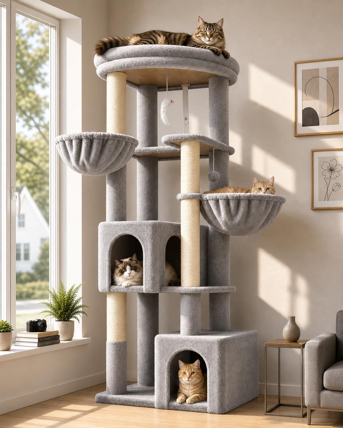 Detalle de Globlazer Cat Tree, 64-inch