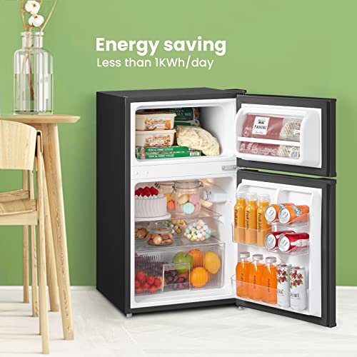 Detalle de COMFEE' 87L Under Counter Fridge Freezer, Reversible Door (RCT87BL2(E))