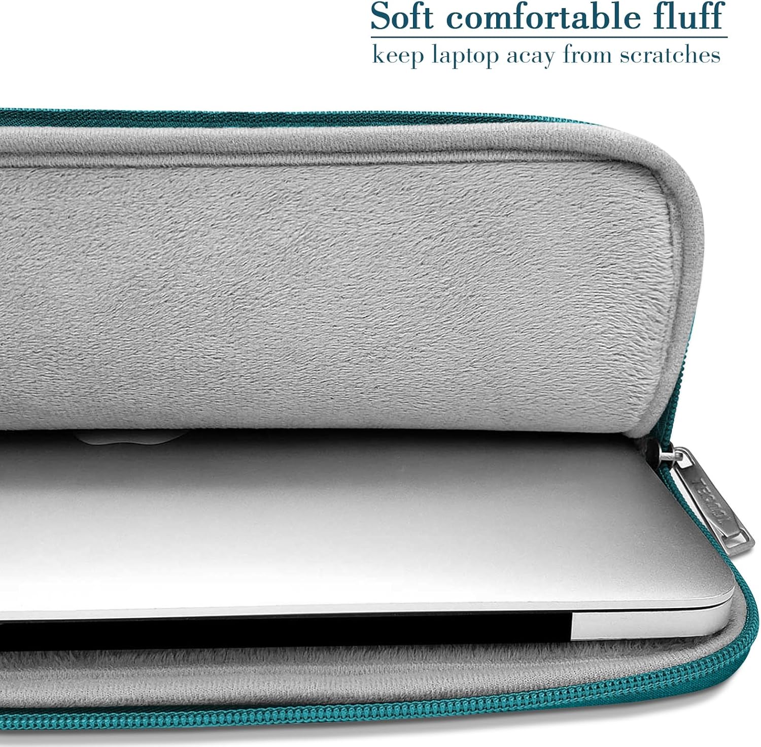 Thumbnail 4 de TECOOL 13,3 Zoll Laptop-Tasche wasserdichte Schutzhülle für MacBook Air/Pro und 13,3“-Ultrabooks (Teal)
