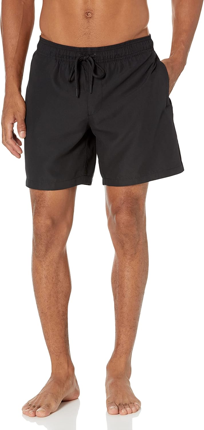 Detalle de Amazon Essentials Men's Swim Trunk with Mesh Liner, Pockets, and Drawcord