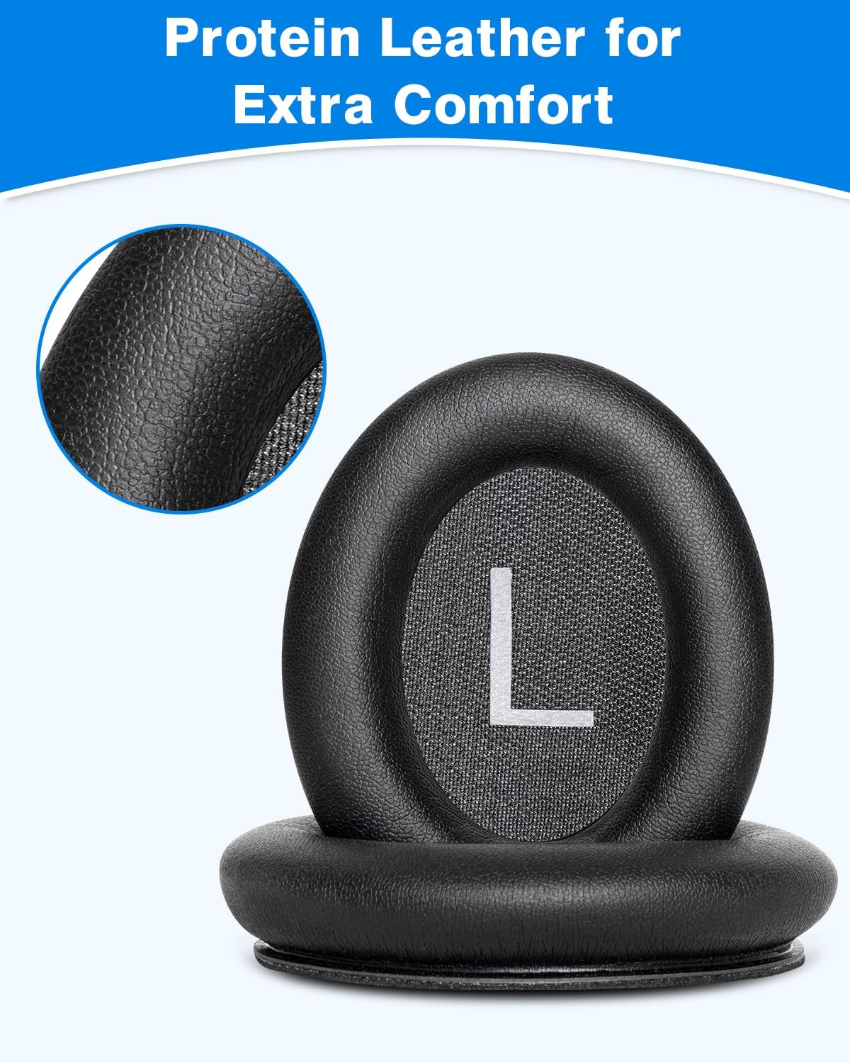 Thumbnail 3 de Link Dream Coussinets pour Bose QC45 et QC SE – cuir protéiné et mousse à mémoire de forme