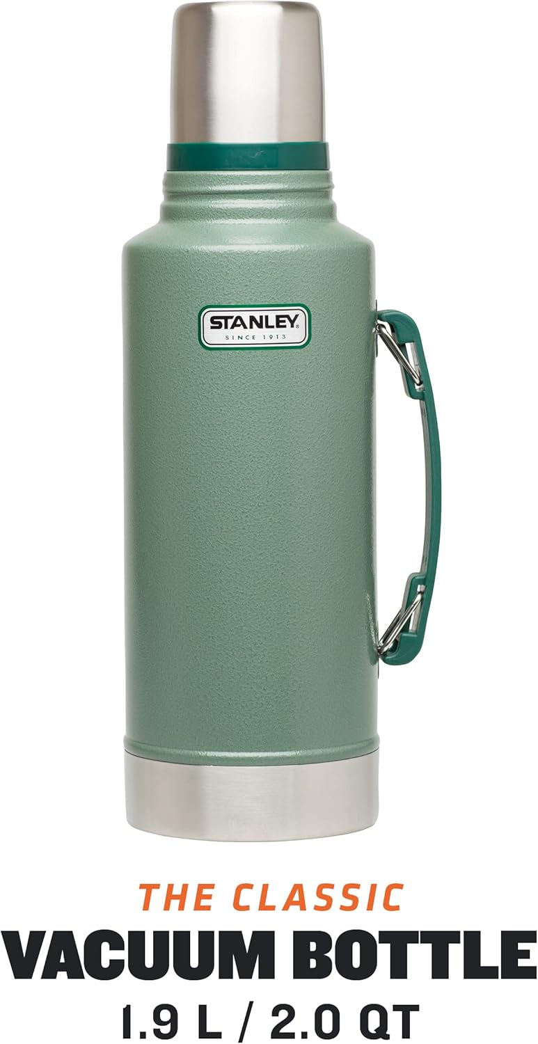 Thumbnail 1 de STANLEY 1913 Classic Legendary Thermal Flask 1.9L (Hammertone Green) – keeps 32 hours hot or cold