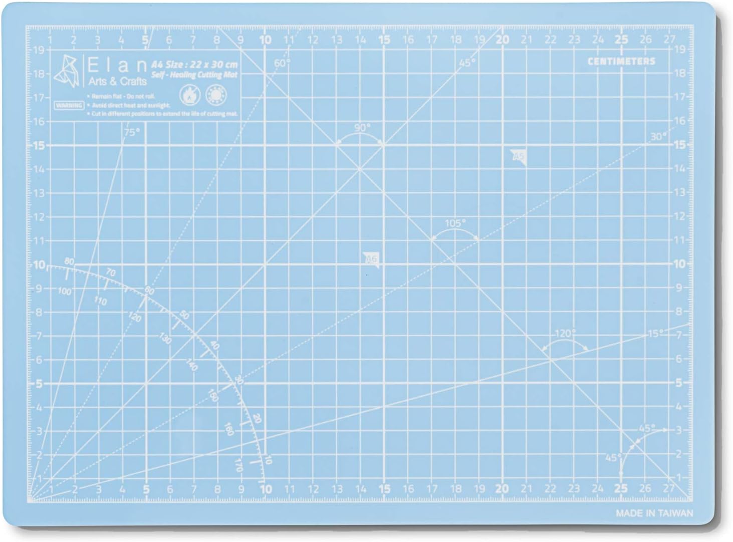 Thumbnail 1 de Elan Tapis de Découpe Bleu 22x30 cm ✂️
