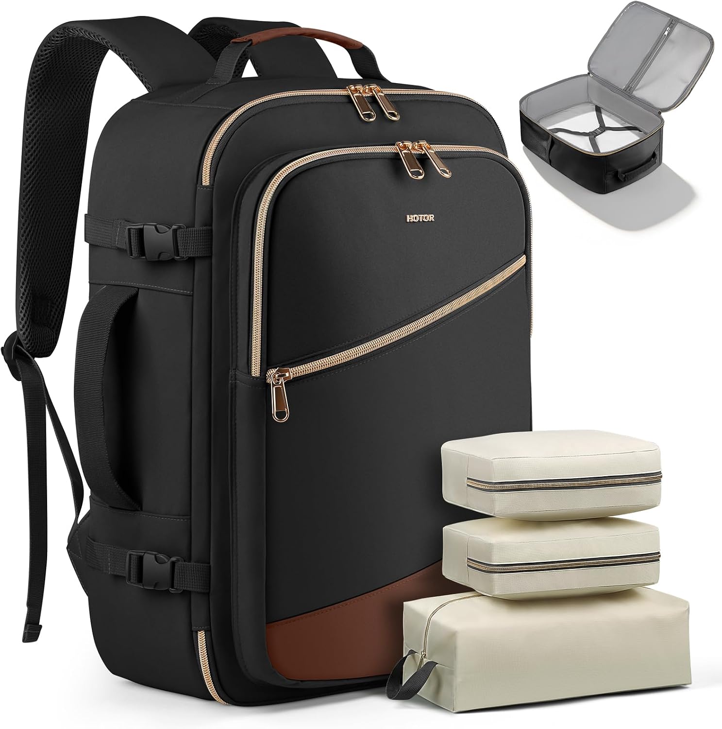 Detalle 2 de HOTOR Travel Backpack for 15.6-Inch Laptops