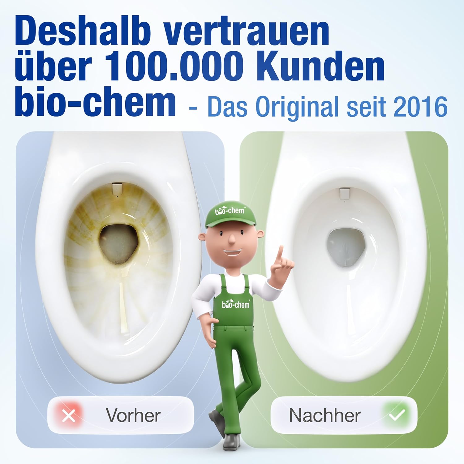 Thumbnail 2 de bio-chem Urinsteinentferner extra stark WC-Reiniger 1L – Hochkonzentriert, chlorfrei, gegen Ablagerungen und Gerüche