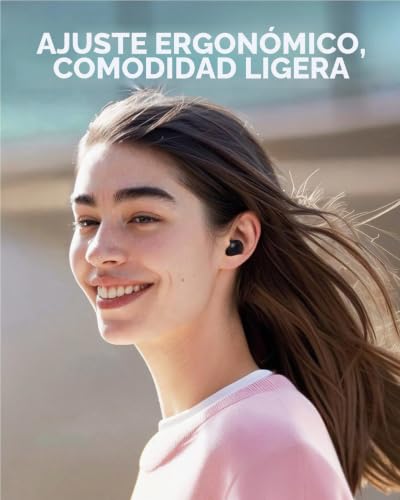 Detalle 2 de Soundcore A30i de Anker: auriculares con cancelación de ruido, diseño lápiz labial y 24 h de autonomía