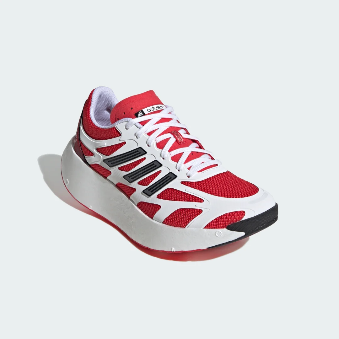 Detalle 2 de Adizero Aruku de Adidas: zapatilla blanca para entrenos ligeros