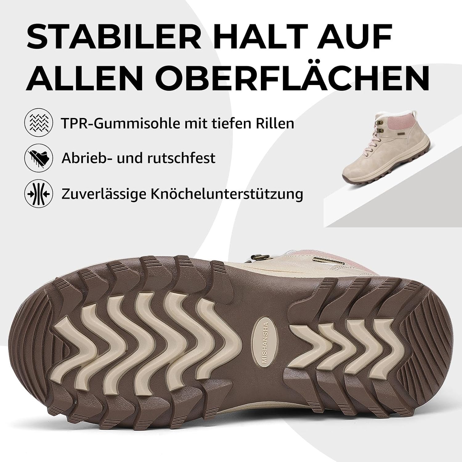 Thumbnail 5 de Mishansha Botas Invierno Impermeables Unisex 36–48