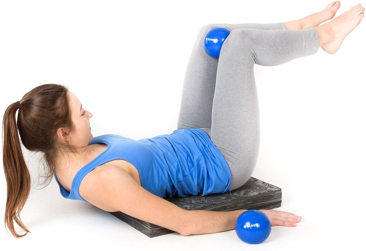 Detalle de Oliver Palla Fitness e Allenamento: palla da ginnastica ergonomica per Pilates, Yoga e seduta attiva