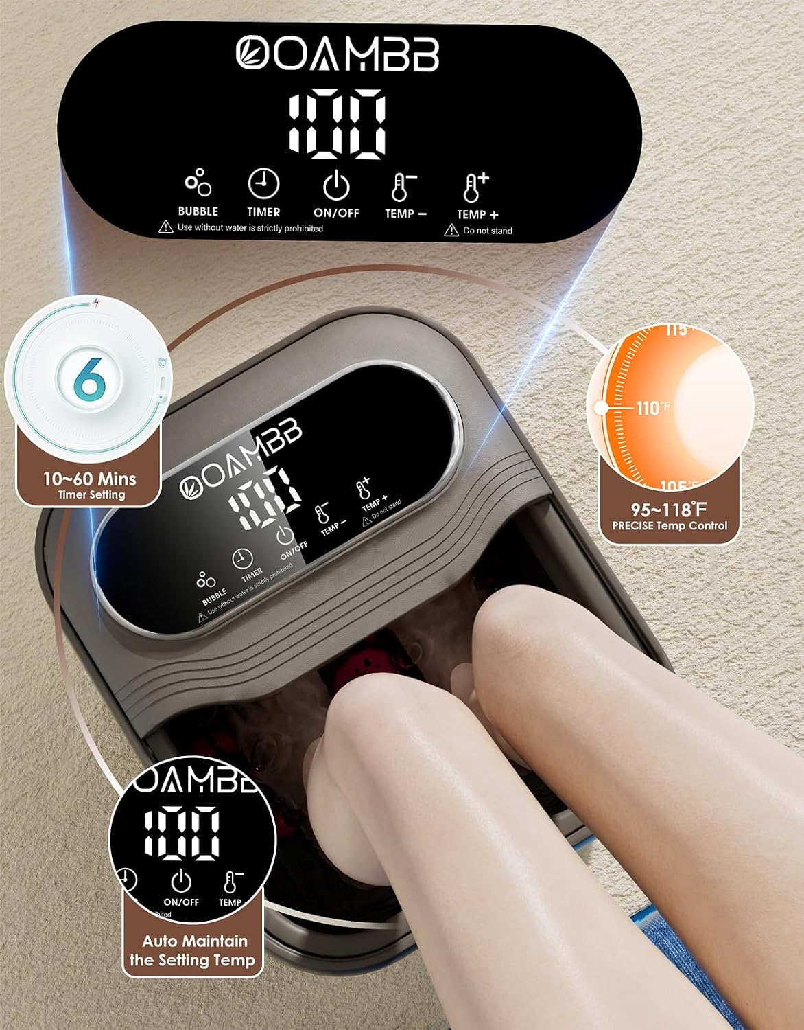 Thumbnail 3 de OOAMBB Collapsible Foot Spa