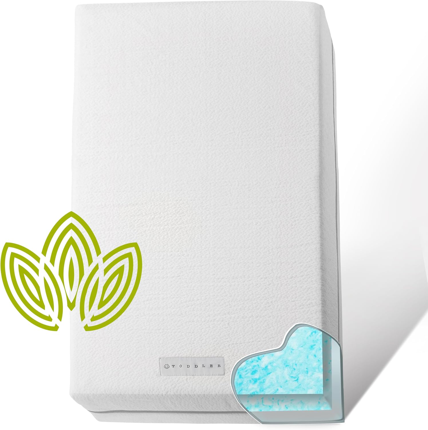 Detalle de Modera MOD-2626 Dual-Sided Crib Mattress, Organic Cotton Cover and Cooling Gel Foam