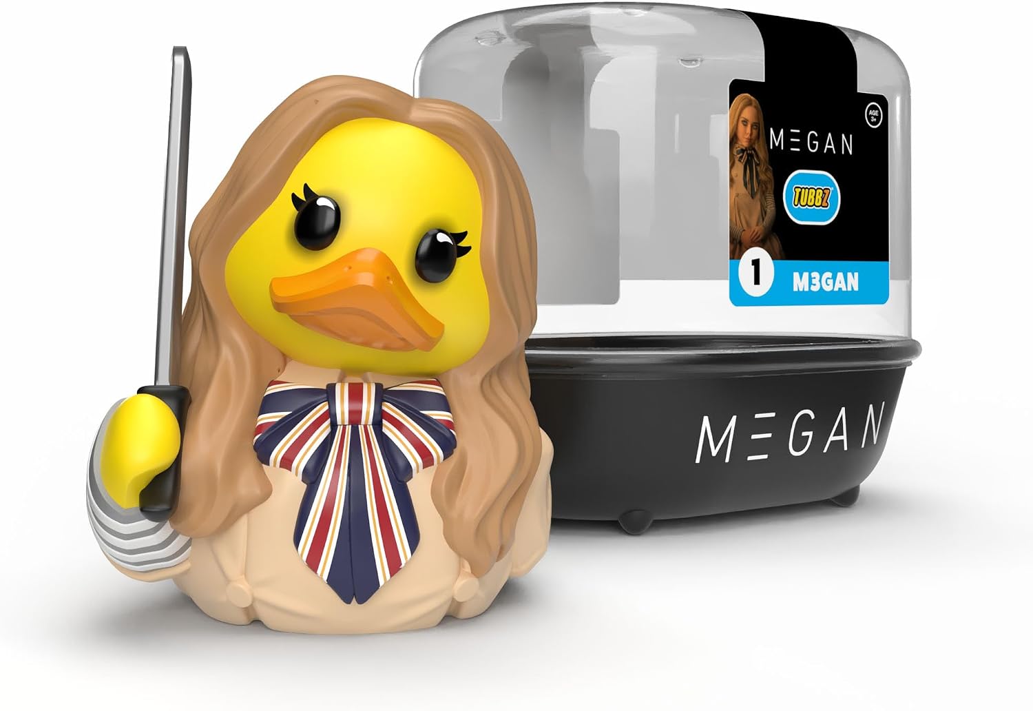 Detalle de TUBBZ Erstausgabe Horror: M3GAN als Cosplaying-Gummiente Vinylfigur