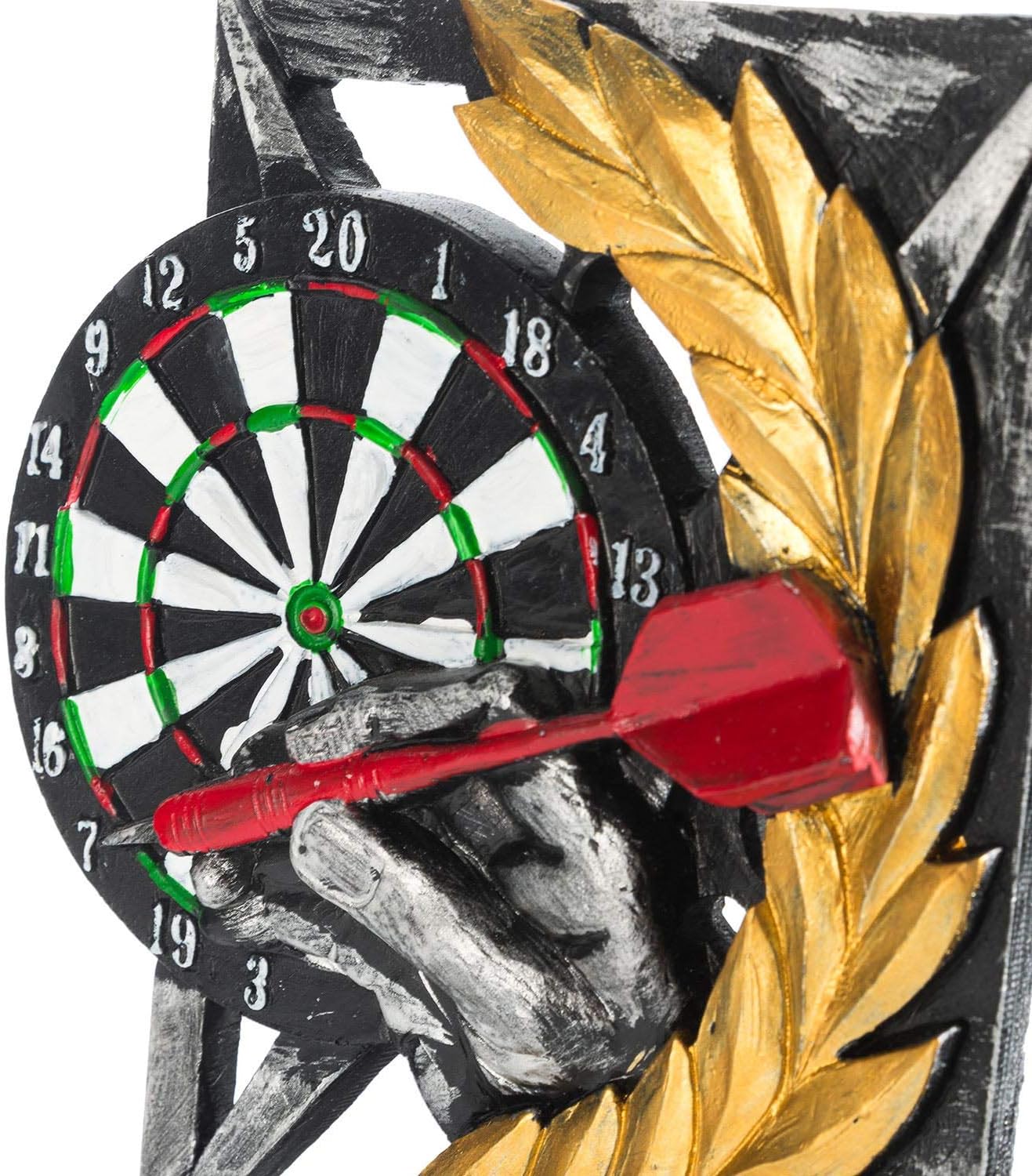 Thumbnail 2 de GOODS+GADGETS Coupe vainqueur – Trophée en résine peint à la main, 18 cm