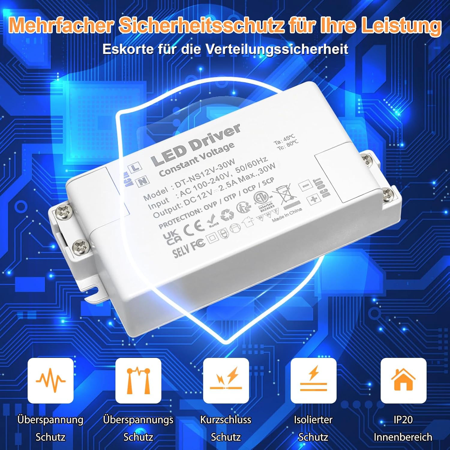 Thumbnail 5 de Alimentatore 12V 2,5A per LED 🔌